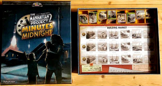 The Manhattan Project 2: Minutes to Midnight board game organizer by bartlbalazs