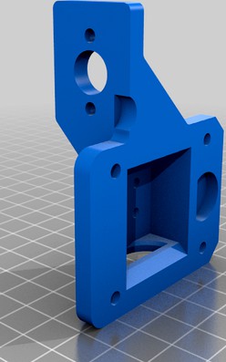 V1.2 Geeetech A10M (A10, A20, A20M) Chimera Mount, for both E3D and Trianglelab clone by Keybored02