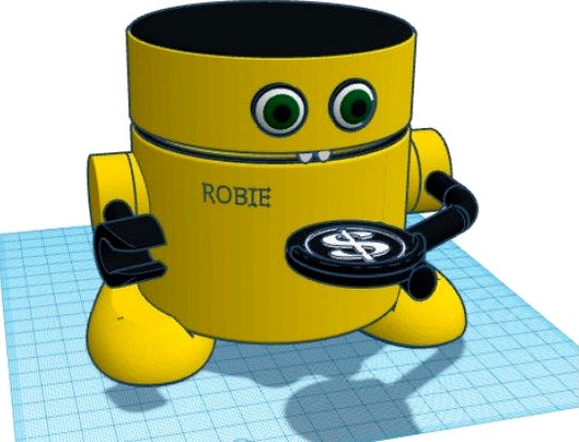 Radio Shack Robie the Robot Jar by rkxone