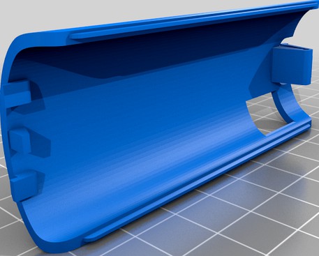 Wii Controller Battery Cover with SYNC button hole by nuwantha