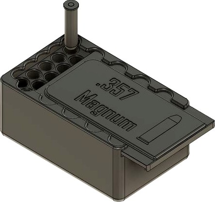 .357 ammunition box by mondomondo