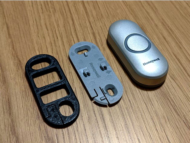 Doorbell Spacer / Honeywell Bell Push Plate by peaberry