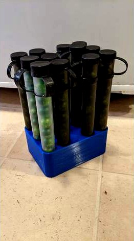 Paintball tube rack by spacechimp10