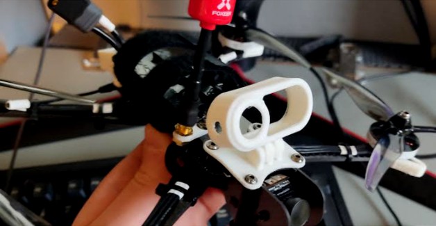 FPVcycle glide // Cinesplore // fouride // prototype 5 Insta360go mount by Thingiverse26