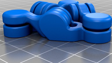 Smaller print-in-place kaleidocycle by Jori