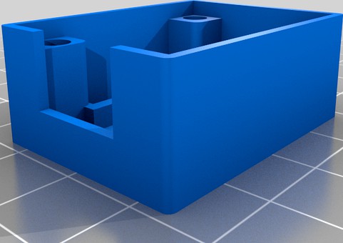 Anycubic i3 Mega (Mega-S) case for USB-step-down-converter by henniero