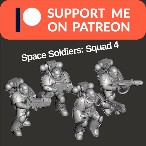 Space Soldiers of Squad 4 by PhysUdo