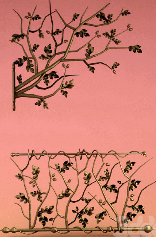 Ковка - ограда и обрамление ниши