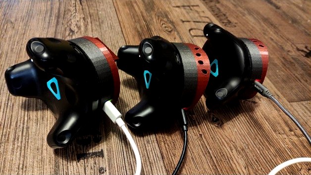 Vive tracker battery extender base "EVERLAST" by LupusWoraxCustom