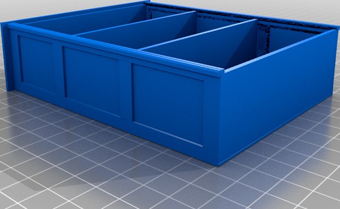 Bookcase 1:12 scale by Ukesman