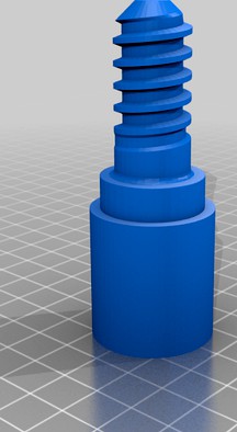 Broom/Paint Handle Screw by jaradbrink