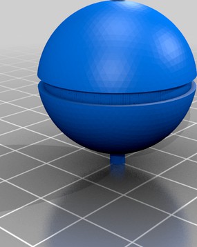 Pokeball Add-On for Miniature Custom Globe Stand by GavynJPG