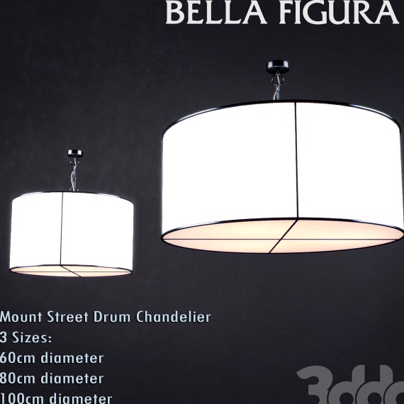 Bella Figura - Mount Street Drum Chandelier