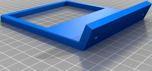 Touchscreen Mount for Pi Mountable Base by bad-geek