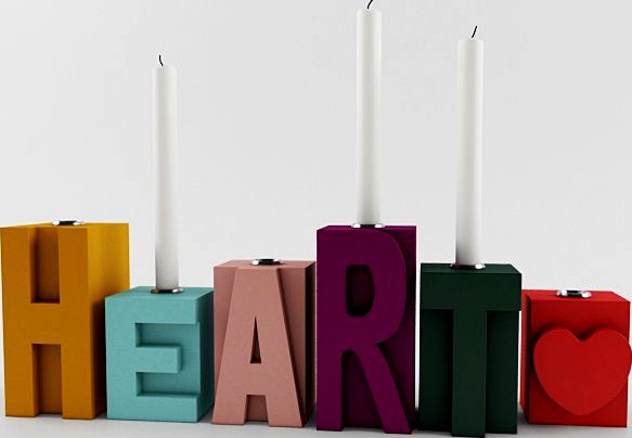 Boconcept Candlestick Heart