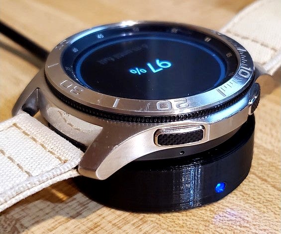 Galaxy Watch Qi Charger Puck by yianni2013