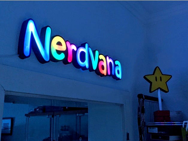 Nerdvana marquee by blecheimer