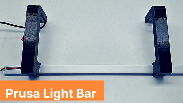 Prusa Light Bar Simple Print by wbushee
