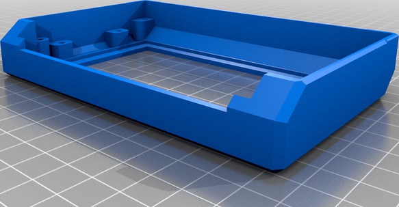 Waveshare 4.3 DSI Display Case for Caribou by toddel