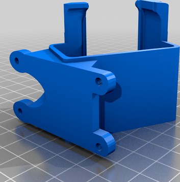 HGLRC Sector 5 Hero 8 Mount by fpvprints