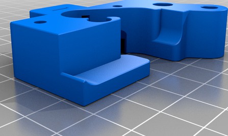 E3D ToolChanger Hemera Mount with Captive Nuts by adammhaile