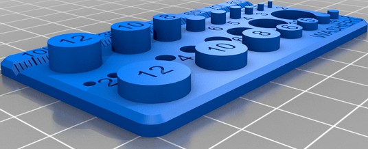 Metric Screw Gauge (also Nuts and Washers) by ubergeeknz