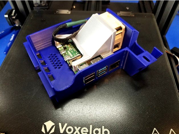 Voxelab Aquila In-Frame Raspberry Pi 4b Case by moon-buggy