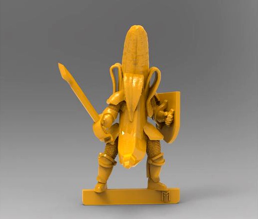 28mm - Banana Knight v2 - Redux ! by BigMrTong