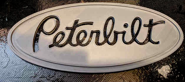 Peterbilt Oval Logo emblem Badge by DarkMavrik