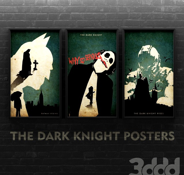 The Dark Knight Trilogy - Poster Art