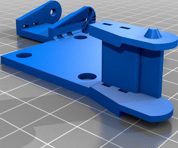 Ender 3 dual cable chain mount for flipped bmg extruder by Silikowski