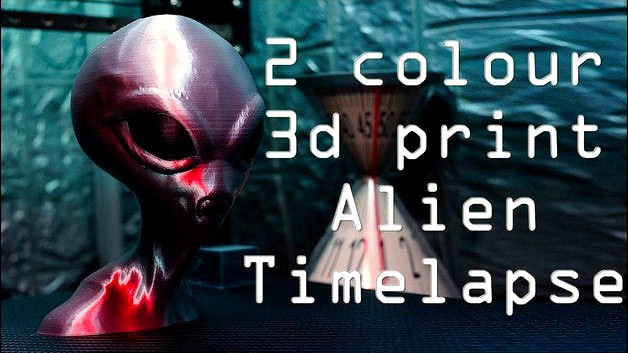 Alien Bust MultiMaterial Remix by iczfirz