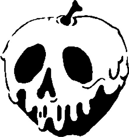 Poison Apple stencil by Longquang