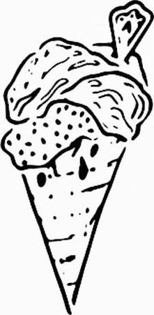 Ice Cream stencil by Longquang