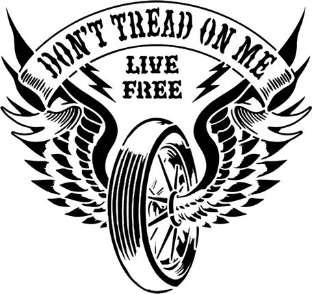 Don't thread on me stencil by Longquang