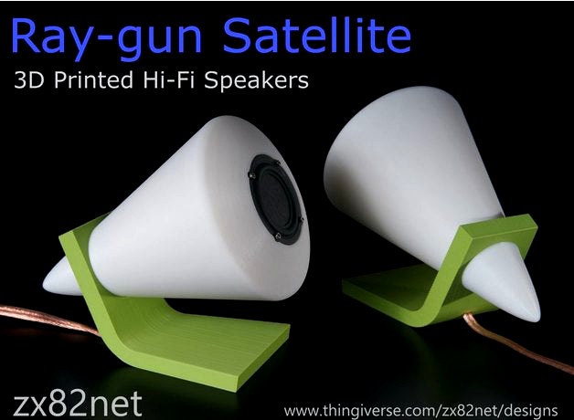 zx82net Ray-gun Speaker System by zx82net