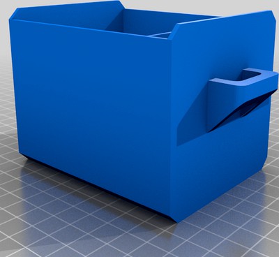 Modular drawer with built in handle - 2 compartments by realflash