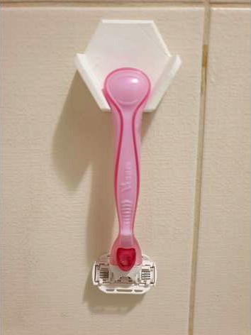 Women shaver razor hanger holder by 3deska