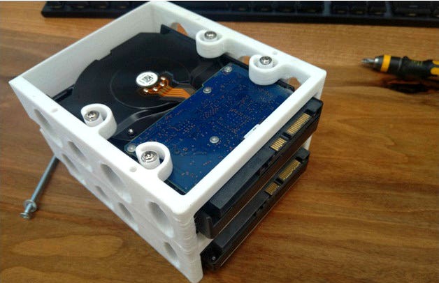 NZXT H510 HDD vibration mount by MuchMore