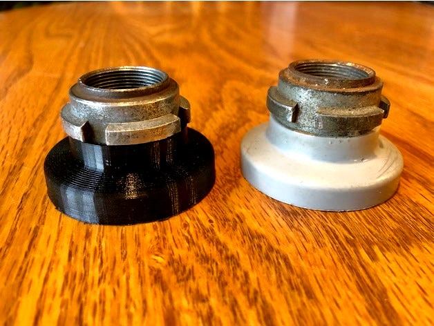 Honda CT90 K1 Steering Stem Top Nut Plastic Guard/Skirt by Honda-Mike