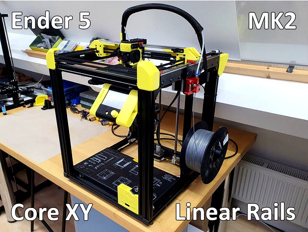 Ender 5 Core XY with Linear Rails MK2 by BoothyBoothy