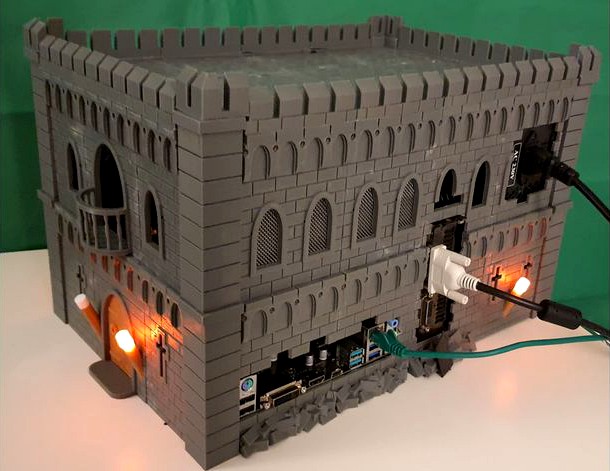 Medieval Castle ATX Computer Case by ThatRobotGuy