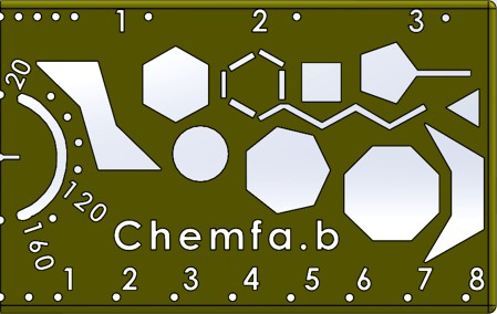 chemistry stencil by FabeLab