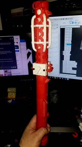 Custom Light Saber Hilt "The Junk Yard Saber" by natpie