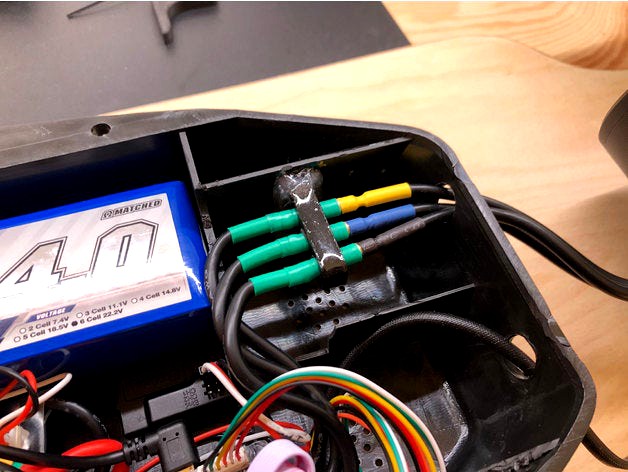 ESK8 - Motor Cables Support  by c_edoardo