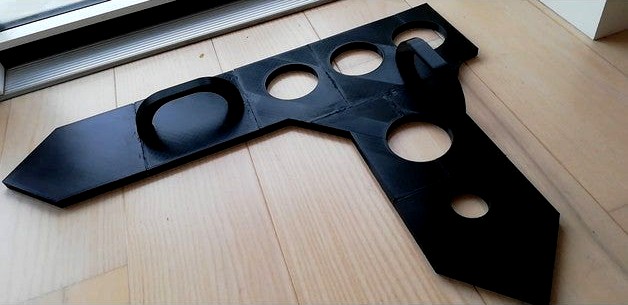 Petanque precision shooting template by Mowglli