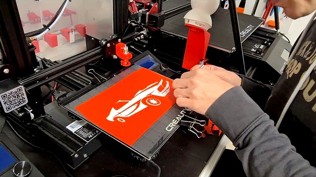 Ender 3: Upgrade for cutting stickers with it !!! by teamwittholz