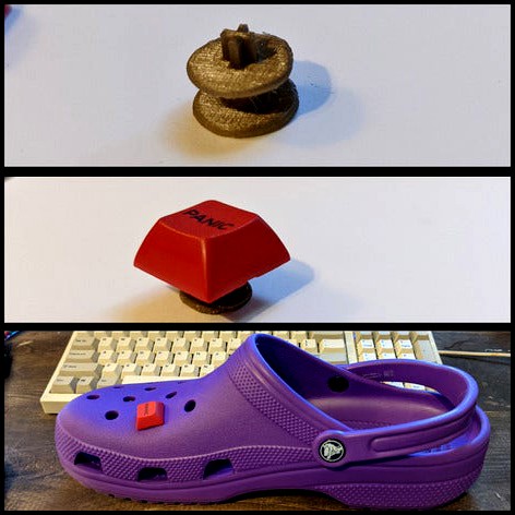 Croc Charm for MX Keycaps by MadeByLuke