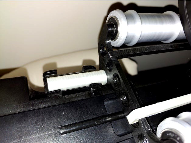 QIDI Roller Bar Pin - Spool Holder Lock Down by MrTasselhof