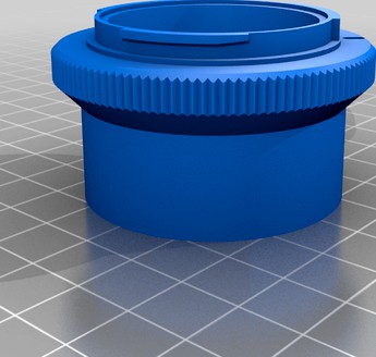 M42 lens adapter for Fujifilm X mount by Insane569